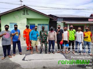 Babinsa Koramil 01/Bengkalis Bantu Lakukan Upaya Pencegahan COVID-19