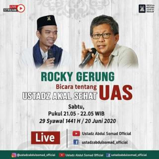 UAS Bahas Kematian bareng Rocky Gerung
