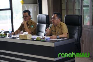 Sekda Bengkalis Pimpin Rapat Evaluasi Penerimaan Pajak Daerah Triwulan III Tahun 2023