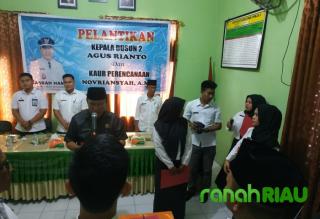 Pemdes Senggoro Ambil Sumpah dan Pelantikan Perangkat Desa