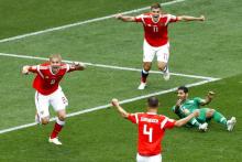 Rusia Ungguli Arab Saudi 2-0 pada Babak Pertama