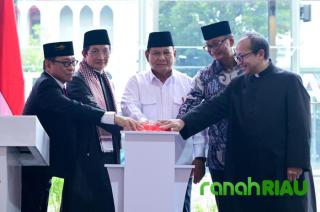 Resmikan Terowongan Silaturahim, Presiden Prabowo: Simbol Kerukunan Antarumat Beragama