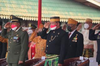 Wakil Ketua DPRD Andi Rusli Ikuti Upacara Peringatan HUT RI Ke-76 di Inhil