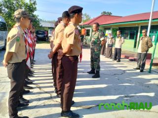 Mewakili Kuansing, Koramil 08/Km Utus Saka Wira Kartika ke Bumper Lemdikada Kwartir Daerah 04 Riau