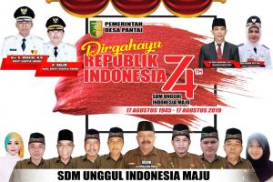 Kepala Desa Pantai, Idson : Dirgahayu RI Ke-74, Tahun 2019