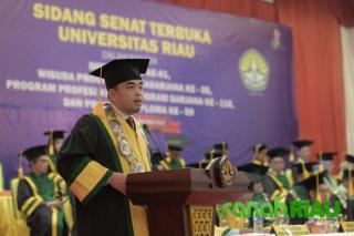 Orasi Ilmiah Warek I UNRI, DR Mexsasai Indra: Perlu paradigma baru dalam Pemekaran daerah