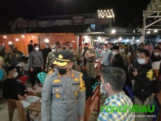 Covid19 Meningkat, Seluruh Cafe di Kota Tembilahan Kena Razia Protokol Kesehatan