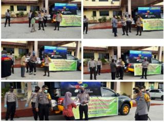 Kapolres Bengkalis Beri Bantuan Sosial dan Peduli Terhadap Masyarakat