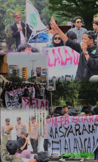 Banjir Pelalawan seperti Tak usai, IPMPB Geruduk DPRD Provinsi Riau