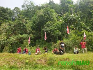 Peringati Kemerdekaan dengan Tanam Pohon, DPD IMM Riau Soroti Isu Lingkungan dan Keadilan Sosial