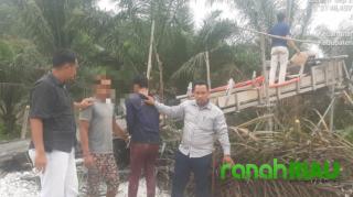 Satreskrim Polres Kuansing Ringkus Dua Pelaku PETI di Desa Pintu Gobang Kari