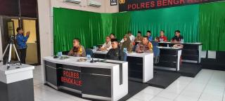 Polres Bengkalis bersama Lembaga Terkait Bahas Kesiapan Nataru dan Pemilu 2024