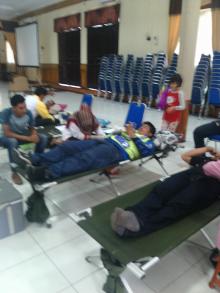 Sukses Donor Darah ke PMI, Bersama Ranah Riau Menggandeng Klub Motor