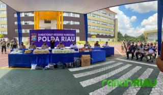 BC Bengkalis Gagalkan Penyeludupan Peredaran 40 Kg dan 9 Kg Narkotika Jenis Shabu dari Malaysia