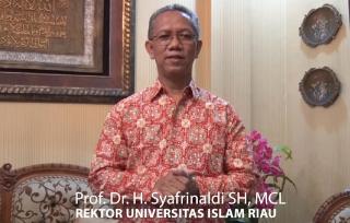 Rektor UIR himbau masyarakat ciptakan situasi aman dan kondusif saat Pelantikan Presiden