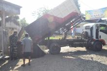 . Sering Hujan, TMMD Bangun TPJ