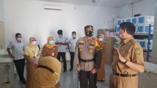 Kapolresta Cek Pendistribusian Vaksin Covid-19 di Gudang Instalasi Farmasi Logistik