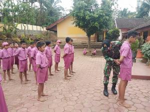 Satgas TMMD Bantu Latih LBB Siswa