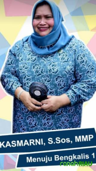 Kasmarni S.Sos Bakal gantikan Amril, Mantapkan Maju sebagai Calon Bupati Bengkalis