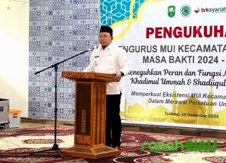 Wabup Siak: Pengurus MUI Terpilih Dapat Jaga Kerukunan Umat di Kecamatan Tualang