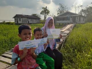Bantuan Pendidikan Rumah Yatim untuk Keluarga Mutiara, Korban Laka Lantas di Pekanbaru