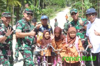 Tim Wasev Mabes TNI AD Tinjau TMMD 116 Kodim Inhil