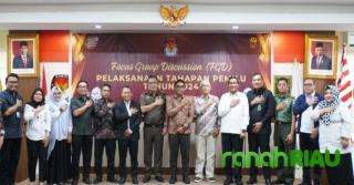 Libatkan Stakeholder yg berwenang, KPU Riau gelar FGD Tahapan Pemilu