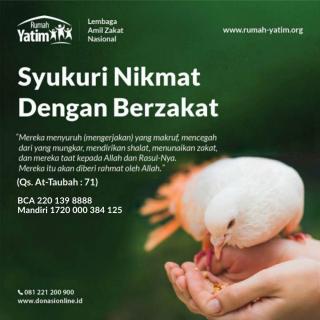 Syukuri Nikmat Dengan Berzakat