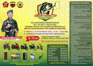 HUT TNI ke-77, Kodim 0303/Bengkalis Gelar Lomba Mancing Berhadiah