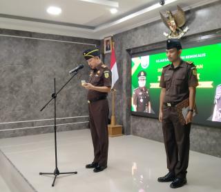 Kajari Bengkalis Pimpin Sertijab dan Pisah Sambut Kasi Intelijen