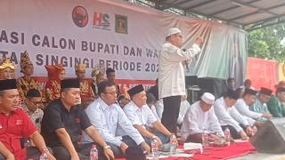 Deklarasi Pasangan Halim-Sardiyono, Ustadz Mulkan : Pemimpin Jangan Pernah Sunat Hak Masyarakat