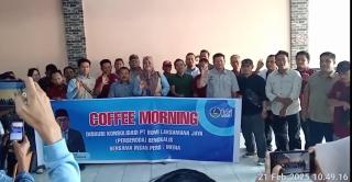 Jalin Silaturahmi, PT BLJ Gelar Coffe Morning Bersama Insan Pers