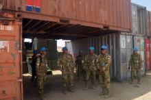 Dansatgas Yonkomposit TNI Kunjungi Kompi B di Mournei Team Site