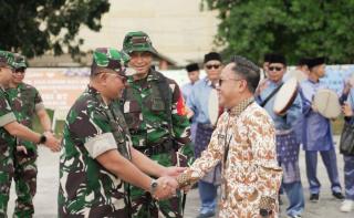 Sekda Bengkalis Hadiri Penutupan TMMD ke 128