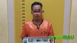 Polisi Beraksi..! Pria 54 Thn Berhasil Diringkus Satreskrim Polres Kuansing