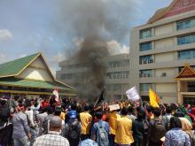 Aksi Unjuk Rasa Mahasiswa, Pemkab Inhil Berikan Klarifikasi