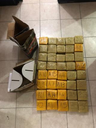 Polres Bengkalis Bersama Bea Cukai Gagalkan Penyeludupan Narkotika Jenis Shabu 40 Kg