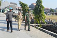 Danramil Kota Cek Kesiapan Lokasi Upacara TMMD Reg -2019