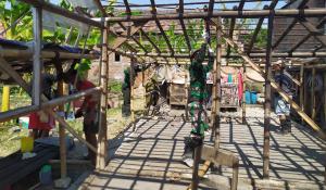 Satgas TMMD Hadapi Kendala Saat Rehab RTLH