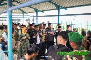 Lepaskan Rombongan Kafilah Kepulauan Meranti, Asmar: Jaga etika, nama baik daerah dan Kesehatan