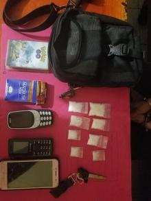 Tim Opsnal Polsek Tapung Tangkap Pengedar Narkoba di Tempat Kos Pelaku di Pekanbaru