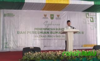 Hadiri Acara Baznas Riau, Syamsuar:Tarmizi Tohor punya Jasa Besar di Siak