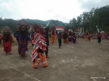 Rampak Barong, Meriahkan Hiburan Pembukaan TMMD Trenggalek
