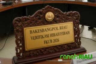 Bakesbangpol Riau Rampungkan Verifikasi Hibah FKUB untuk Tahun 2026