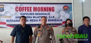 Gelar Coffe Morning dan Silaturahmi Bersama Insan Pers, AKBP Indra Wijatmiko: Wartawan Mitra Kami