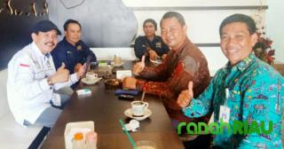 Kadiskominfo dan Ketua KI matangkan Bengkalis transparansi Award dan Peluncuran Quisioner