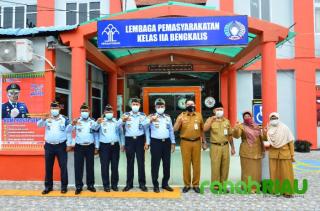 Tingkatkan Sinergitas, Lapas Kelas IIA Bengkalis Teken MoU Dengan Dispersip
