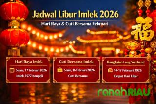 Libur Imlek 2026 ditetapkan Empat Hari, Ini Jadwal Lengkapnya