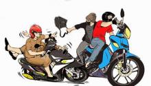 Rampas Motor dan tas Korban, 2 Pemuda ini dipastikan berlebaran di Sel Tahanan