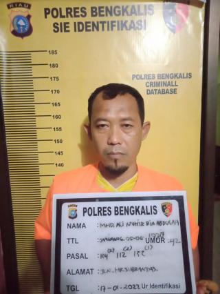 Diduga Edarkan Narkotika Jenis Shabu, Ujang Jenggot di Ringkus Sat Narkoba Bengkalis